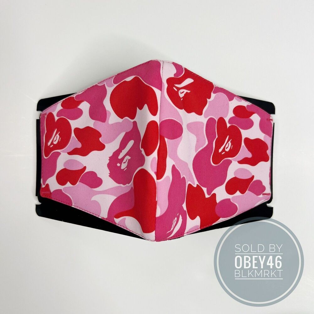 BAPE A Bathing Ape ABC Pink Camo Mask  FW23
